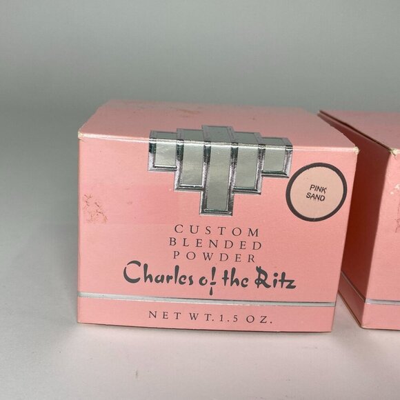 Charles of The Ritz Custom Blended Loose Powder Pink Sand 1.5 oz Set of 2 New - Picture 4 of 6